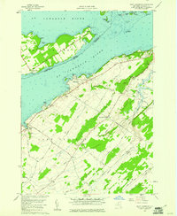 Saint Lawrence 1958 topographic map thumbnail