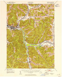 Salamanca 1938 topographic map thumbnail