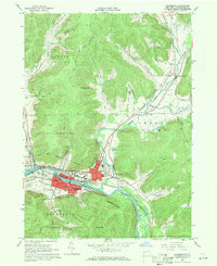 Salamanca 1961 topographic map thumbnail