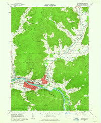 Salamanca 1961 topographic map thumbnail