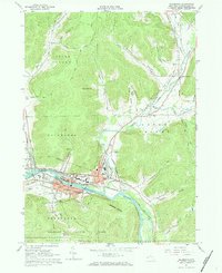 Salamanca 1961 topographic map thumbnail