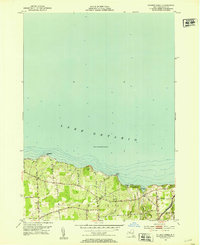 Salmon Creek 1952 topographic map preview