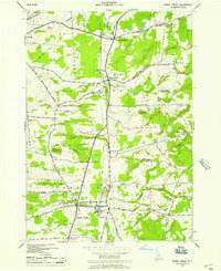 Sandy Creek 1942 topographic map thumbnail