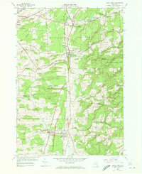 Sandy Creek 1958 topographic map thumbnail