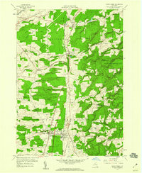 Sandy Creek 1958 topographic map thumbnail