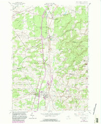 Sandy Creek 1958 topographic map thumbnail