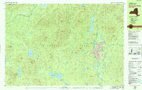 Santanoni Peak 1979 topographic map preview