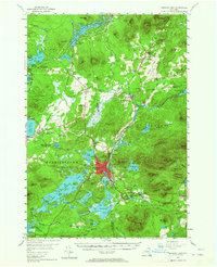 Saranac Lake 1955 topographic map thumbnail