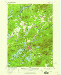 Saranac Lake 1955 topographic map thumbnail