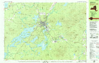 Saranac Lake 1979 topographic map thumbnail