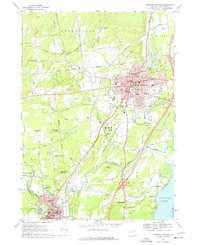 Saratoga Springs 1967 topographic map thumbnail