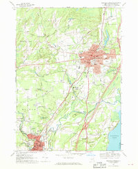 Saratoga Springs 1967 topographic map thumbnail
