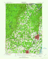 Saratoga 1947 topographic map thumbnail