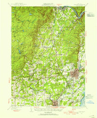 Saratoga 1947 topographic map preview