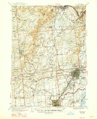 Saratoga 1942 topographic map thumbnail