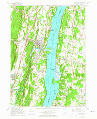 Saugerties 1963 topographic map thumbnail