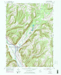 Savona 1953 topographic map thumbnail