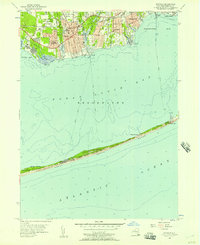 Sayville 1955 topographic map thumbnail