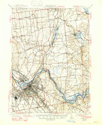 Schenectady 1930 topographic map thumbnail