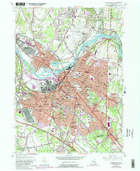 Schenectady 1954 topographic map thumbnail