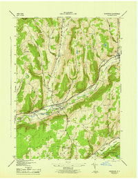 Schenevus 1945 topographic map thumbnail