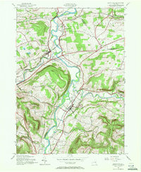 Schoharie 1943 topographic map thumbnail
