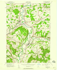 Schoharie 1943 topographic map thumbnail