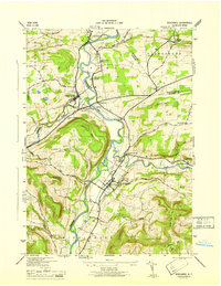 Schoharie 1946 topographic map thumbnail