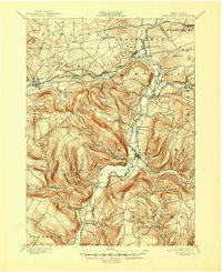 Schoharie 1900 topographic map thumbnail