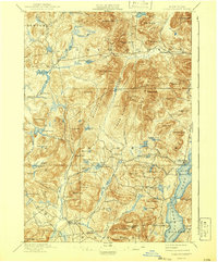Schroon Lake 1897 topographic map thumbnail