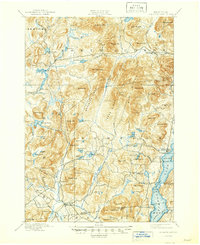 Schroon Lake 1897 topographic map thumbnail