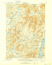 Schroon Lake 1897 topographic map thumbnail