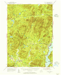 Schroon Lake 1953 topographic map thumbnail