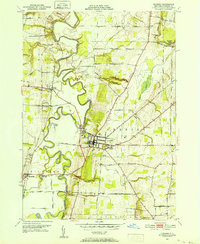 Geneseo 1950 topographic map thumbnail