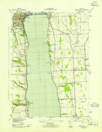 Geneva South 1943 topographic map thumbnail