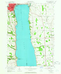 Geneva South 1953 topographic map thumbnail