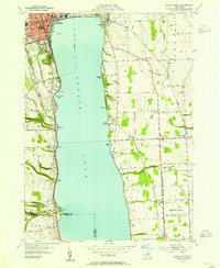 Geneva South 1953 topographic map thumbnail
