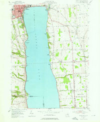 Geneva South 1953 topographic map thumbnail