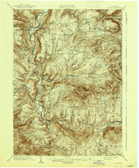 Gilboa 1903 topographic map thumbnail