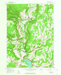 Gilboa 1945 topographic map thumbnail