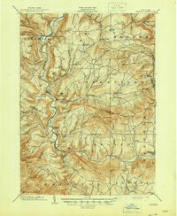 Gilboa 1903 topographic map thumbnail