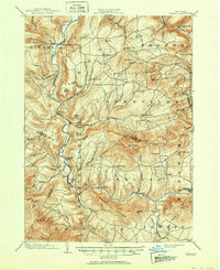 Gilboa 1903 topographic map thumbnail