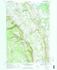 Glenfield 1966 topographic map thumbnail