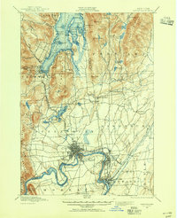Glens Falls 1895 topographic map thumbnail