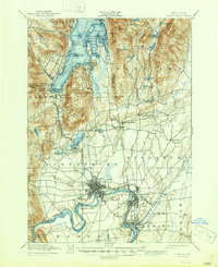 Glens Falls 1947 topographic map thumbnail