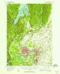 Glens Falls 1955 topographic map thumbnail