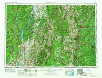Glens Falls 1956 topographic map thumbnail