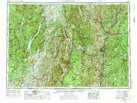 Glens Falls 1956 topographic map thumbnail