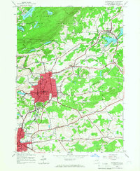 Gloversville 1945 topographic map preview