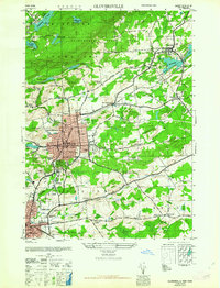 Gloversville 1963 topographic map preview